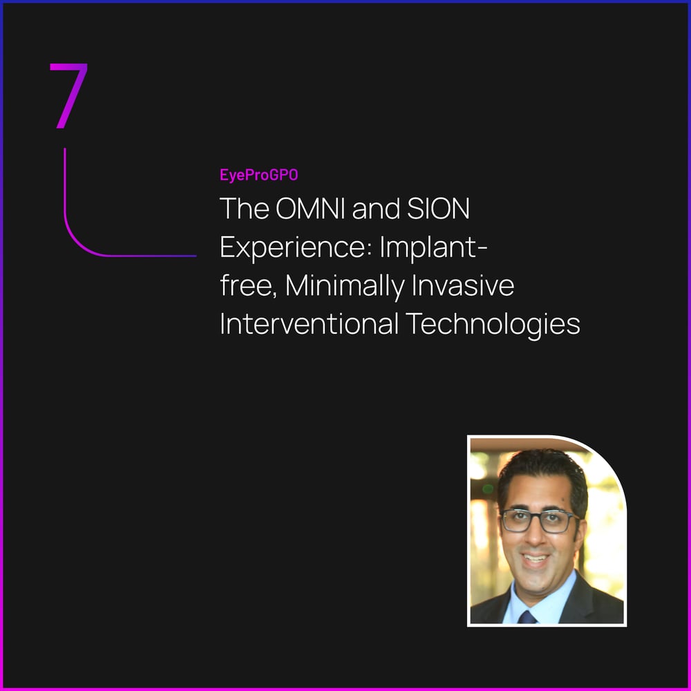 The OMNI and SION Experience: Implant-free, Minimally Invasive Interventional Technologies The OMNI and SION Experience: Implant-free, Minimally Invasive Interventional Technologies