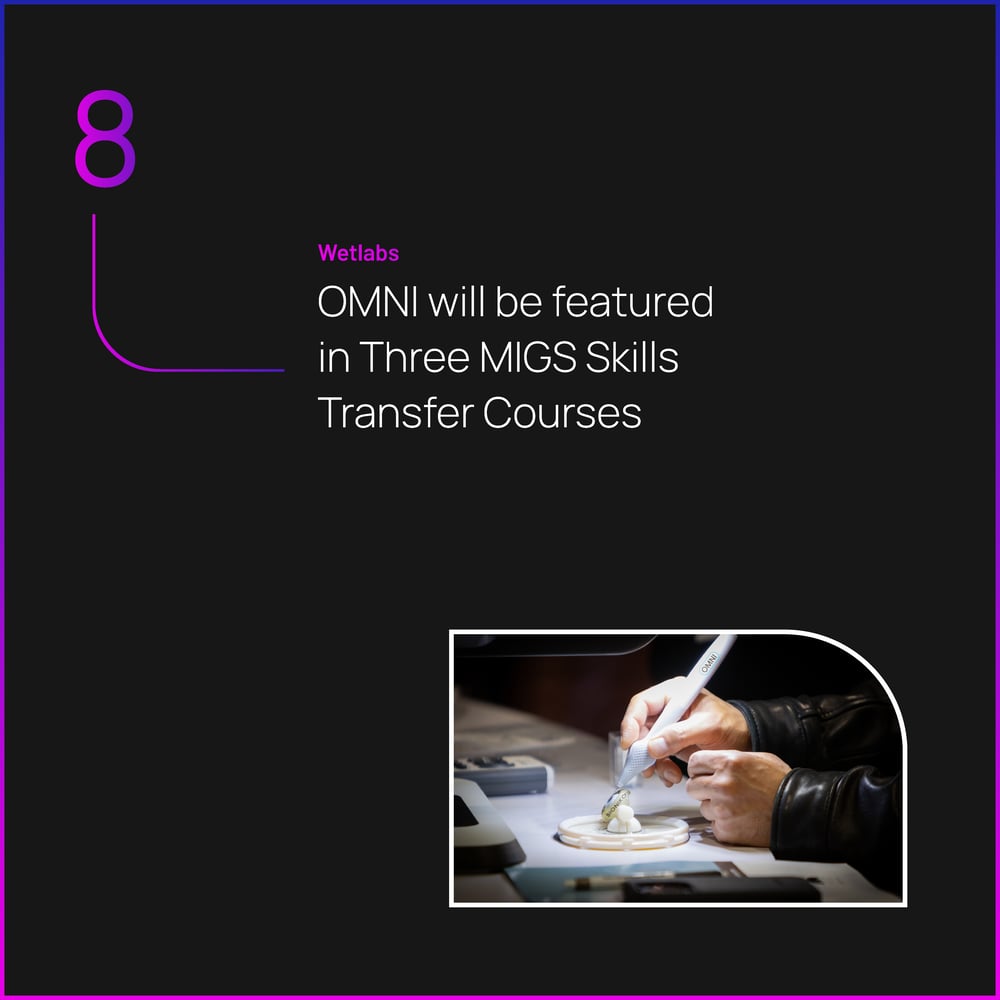 Wetlabs MIGS Skills Transfer Courses Wetlabs MIGS Skills Transfer Courses